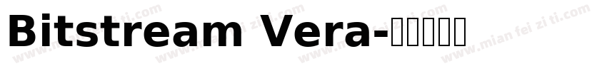 Bitstream Vera字体转换